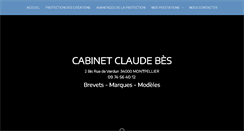 Desktop Screenshot of cabinetclaudebes.com